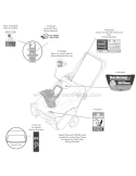 Labels Diagram and Parts List for 31A-2M1A752 2008 Yard Machines Snow Blower
